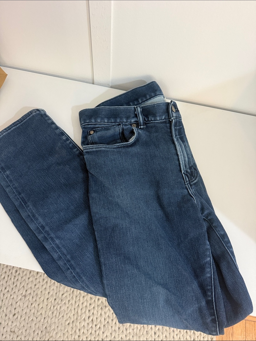 Banana Republic Men's Dark Blue Skinny Jeans